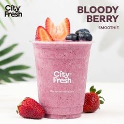 น้ำสมูทตี้ผลไม้ (Bloody berry)