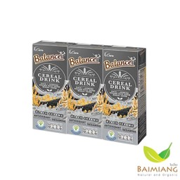 Balance ซี้รียลดริ้งส์ รสงาดำ(เจ) 180มล. (ยกแพ็ค)