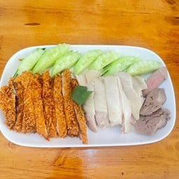 ไก่สับผสม จานใหญ่