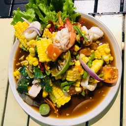 ตำข้าวโพดทะเล