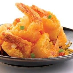 กุ้งผัดไข่เค็ม