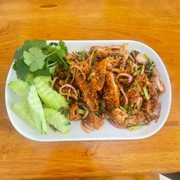 ยำไก่แซ่บ จานเล็ก