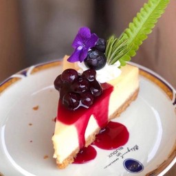 บลูเบอร์รี่ชีสเค้ก. Blueberry Cheesecake