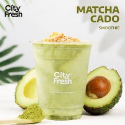 น้ำสมูทตี้ผลไม้ (Matchacado)