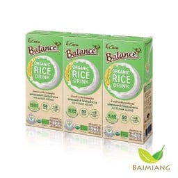 Balance น้ำนมข้าวกล้องออร์แกนิก รสธรรมชาติ 180มล.(ยกแพ็ค)