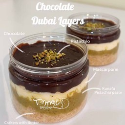 Chocolate Dubai layers
