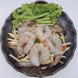 ตำมะม่วงกุ้งสด