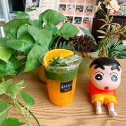 มัทฉะ น้ำส้ม