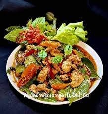 หมูพริกเผา(กับข้าว)