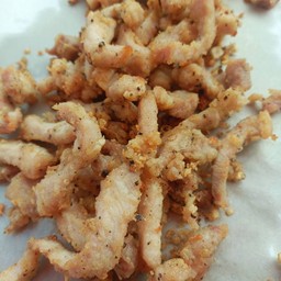 หมูทอดพริกไทยดำ