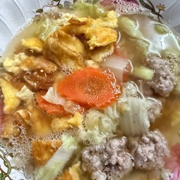 ต้มจืดไข่เจียวน้ำหมูสับ