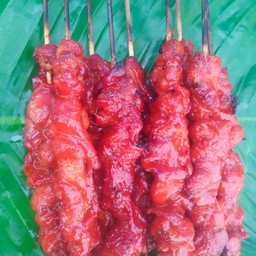 เนื้อหนังไก่อบโอ่งเสียบไม้(3ไม้)