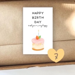 การ์ด Happy birthday