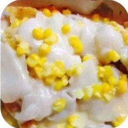 โรตี+มะพร้าว+ไข่+ข้าวโพด