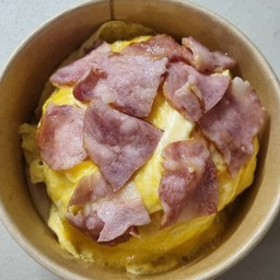 ไข่ข้น+เบค่อน