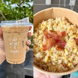 [เซตสุดฮิต] Milk Tea + ข้าวผัดไข่