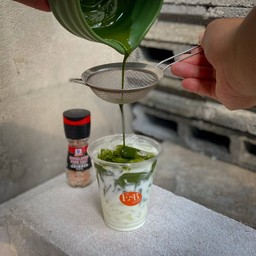 Salted CANADIAN Matcha Latte