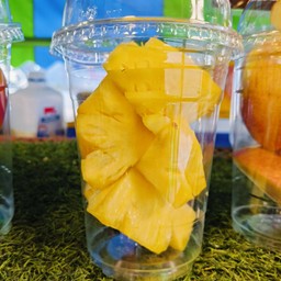 น้ำสับปะรด ปัตตาเวีย ปั่น ใช้สับปะรดสด รสเปรี้ยวหวาน