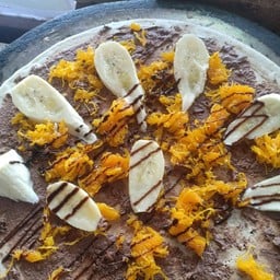 เครปช็อคโกแล็ต ฝอยทอง กล้วยหอมสด