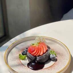 ชอกโกแลตลาวา chocolate lava cake