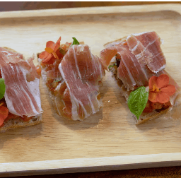 Iberico Bellota Ham & Tomato Tartine