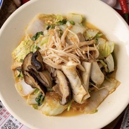 สุกี้แห้ง เห็ด