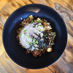 Chahung fried rice-ข้าวผัดชาฮั่งหมูชาชู