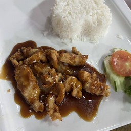 ไก่เทอริยากิราดข้าว