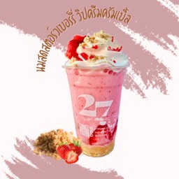 นมสดสตรอว์เบอร์รี่วิปครัมเบิ้ล