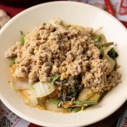 สุกี้แห้ง หมูสับ