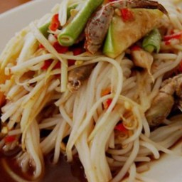 ส้มตำเจ๊ปู โครตเด็ดเผ็ดสะใจ (ข้างวิทลัยนาฏศิลป์) อาหารตามสั่งก็มีน๊ะจ๊ะ