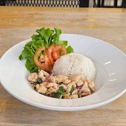 ข้าวลาบอกไก่