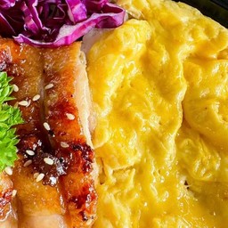 ข้่าวไข่ข้น+ไก่เทอริยากิ