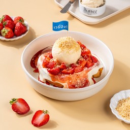 โทสต์สตอว์เบอร์รี่ชีสพาย