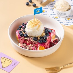 โทสต์บลูเบอร์รี่ชีสพาย