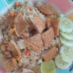 Pork sausage fried rice.