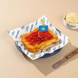 ปังปิ้ง เนยถั่ว+แยมสตอเบอร์รี่