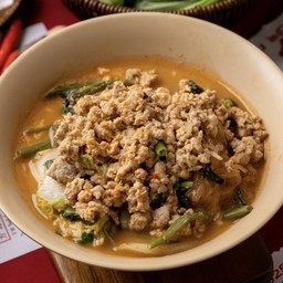 สุกี้น้ำ หมูสับ