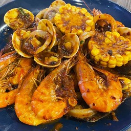กุ้งถัง Size M + (หอยตลับ)