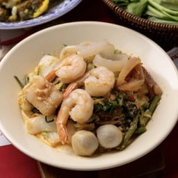 สุกี้แห้ง ทะเล