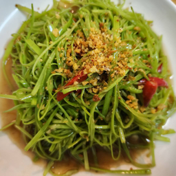 ผัดผักบุ้งฝอย (กับข้าว)