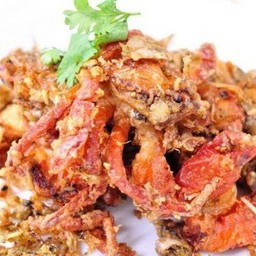 ปูนิ่มทอดกระเทียม