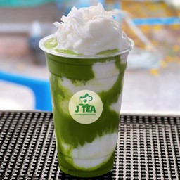 ชาเขียวมะพร้าวนมสดปั่น