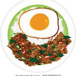 ข้าวผัดเนื้อแดด(พนักงาน)
