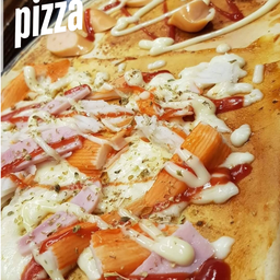 พิซซ่าชีสปูอัดเบคอน