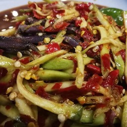 ตำมะม่วงปูปลาร้า