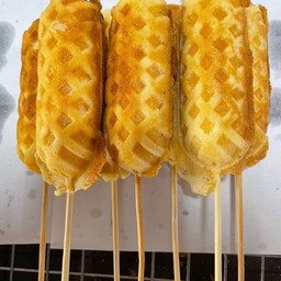 วาฟเฟิลไส้กรอก