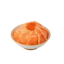 ข้าวหน้าแซลมอนซาชิมิ หรือเบิร์น 2 ชาม (เลือกได้)