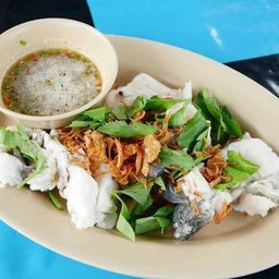 ปลากะพงลวกจิ้ม