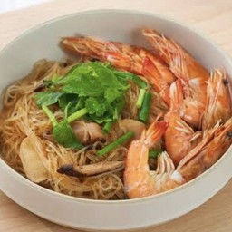 กุ้งอบวุ้นเส้น